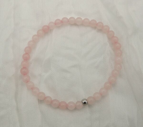 Bracelet pierre Quartz rose – Image 2