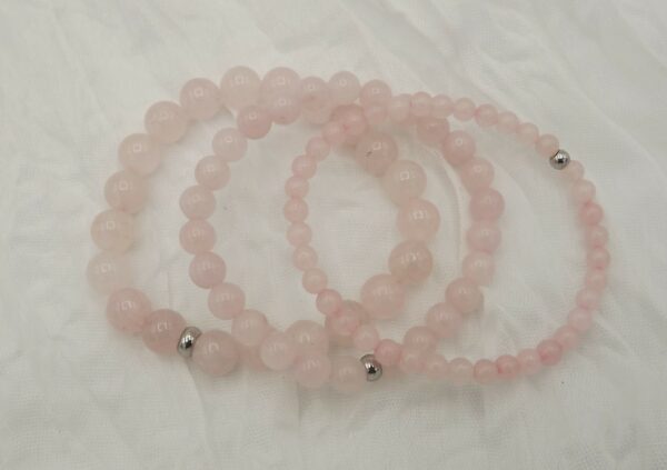 Bracelet pierre Quartz rose – Image 3
