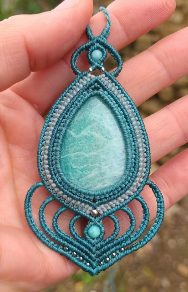 Collier pierre Amazonite – Image 3