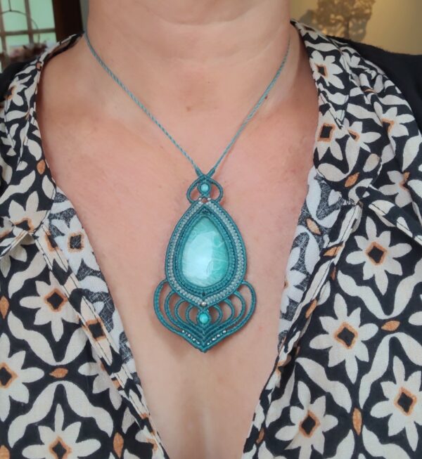 Collier pierre Amazonite – Image 4