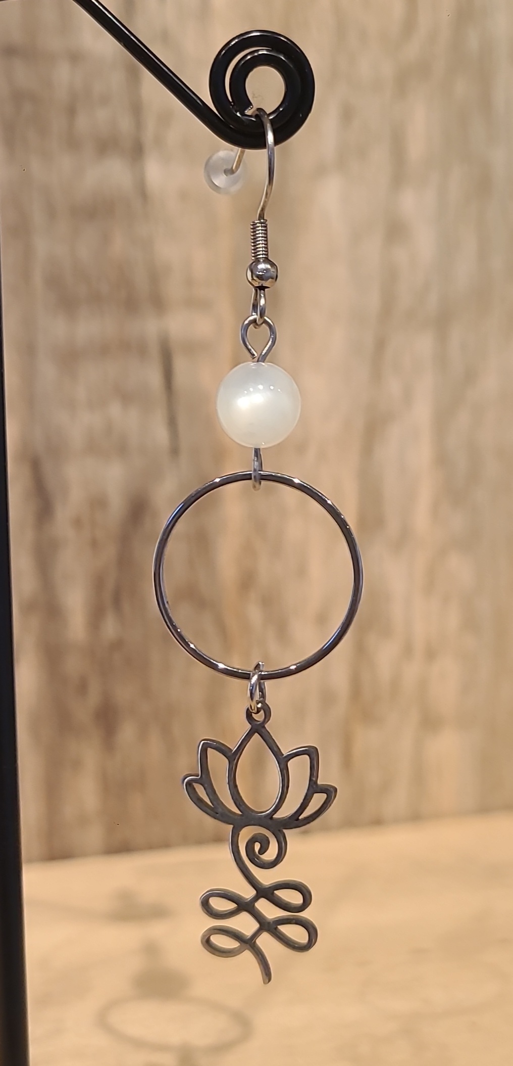 Boucles d'oreilles Pierre de Lune – Image 2