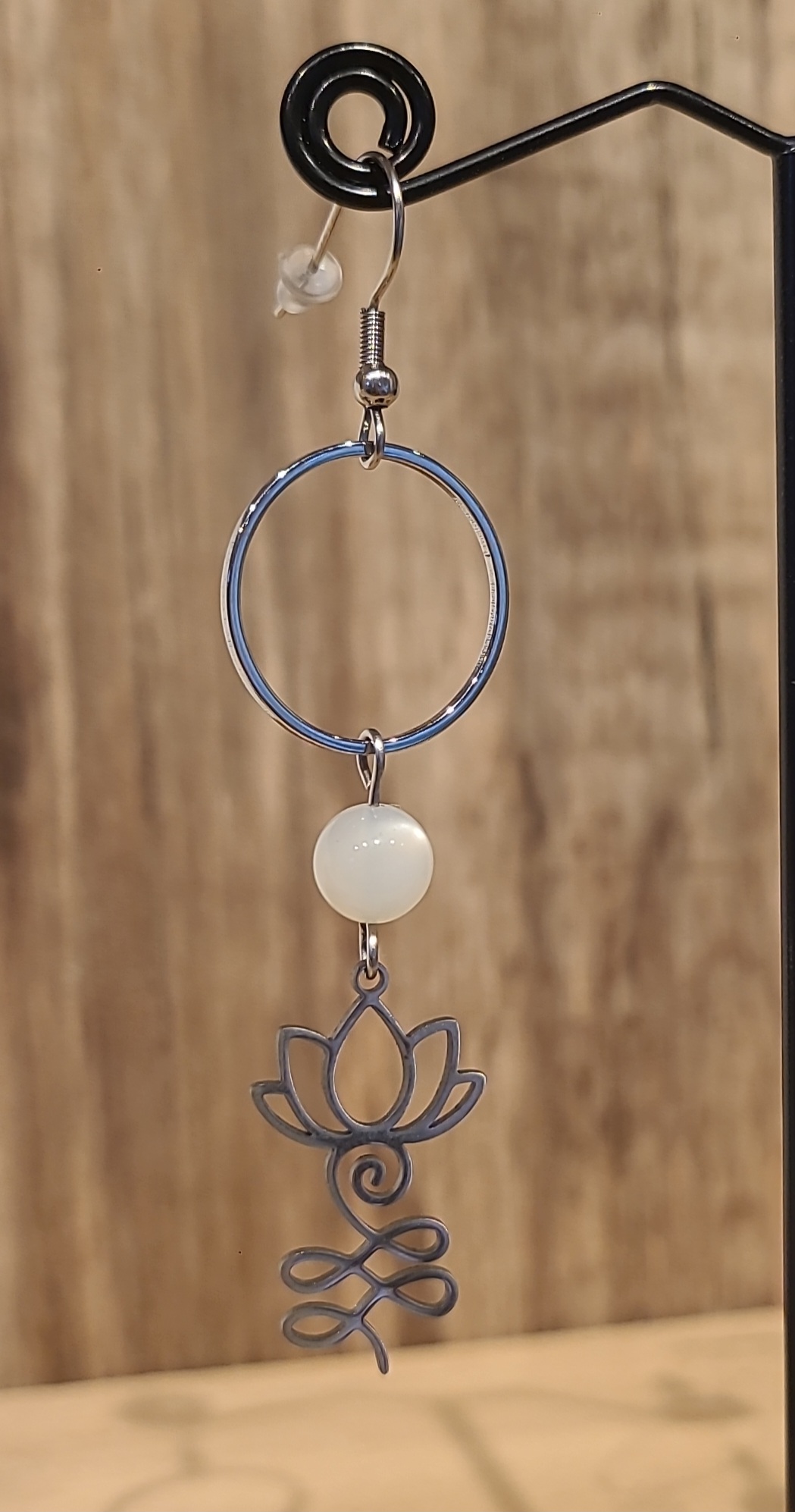 Boucles d'oreilles Pierre de Lune – Image 3