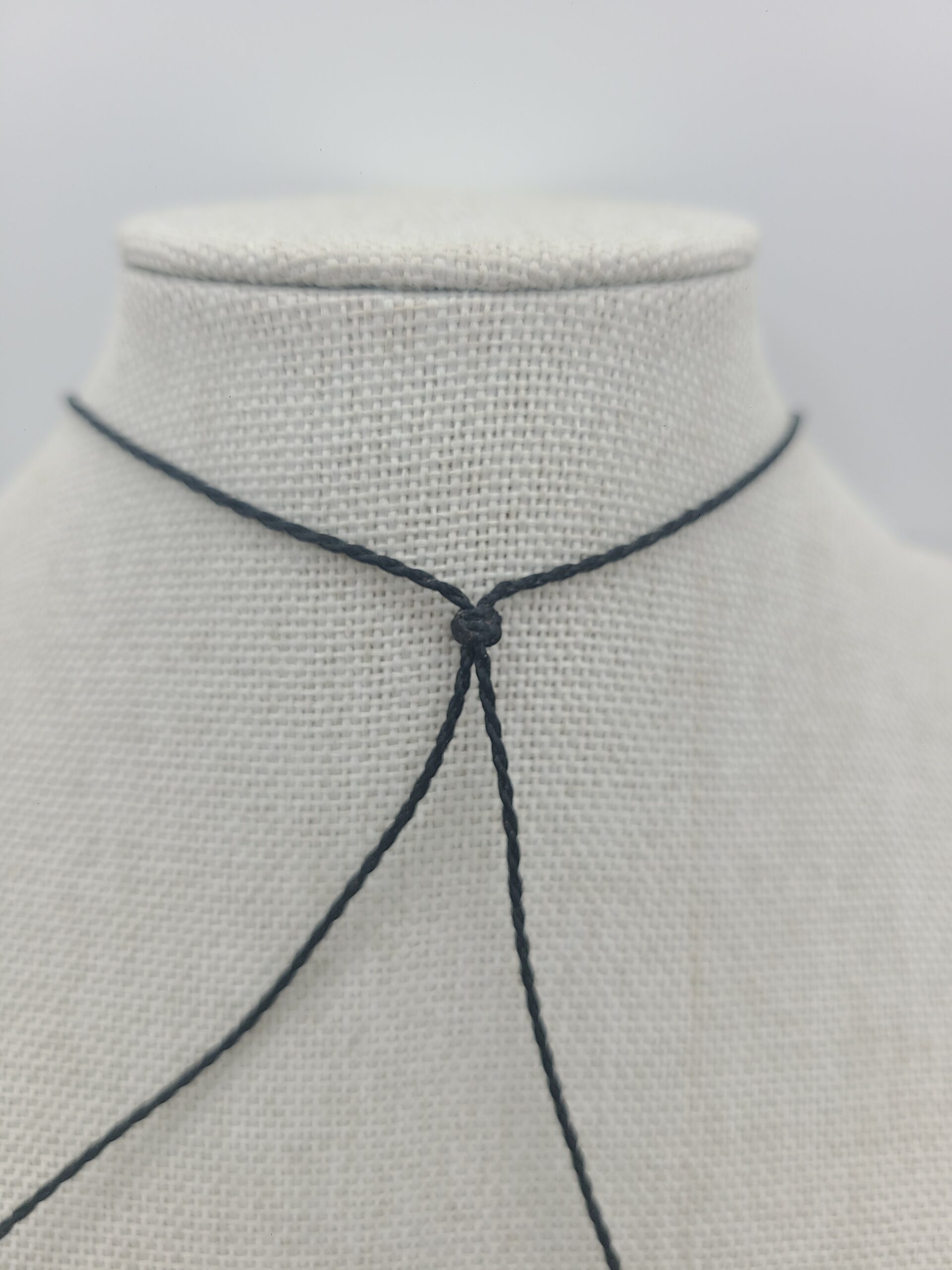 Collier pierre Obsidienne Dorée – Image 3