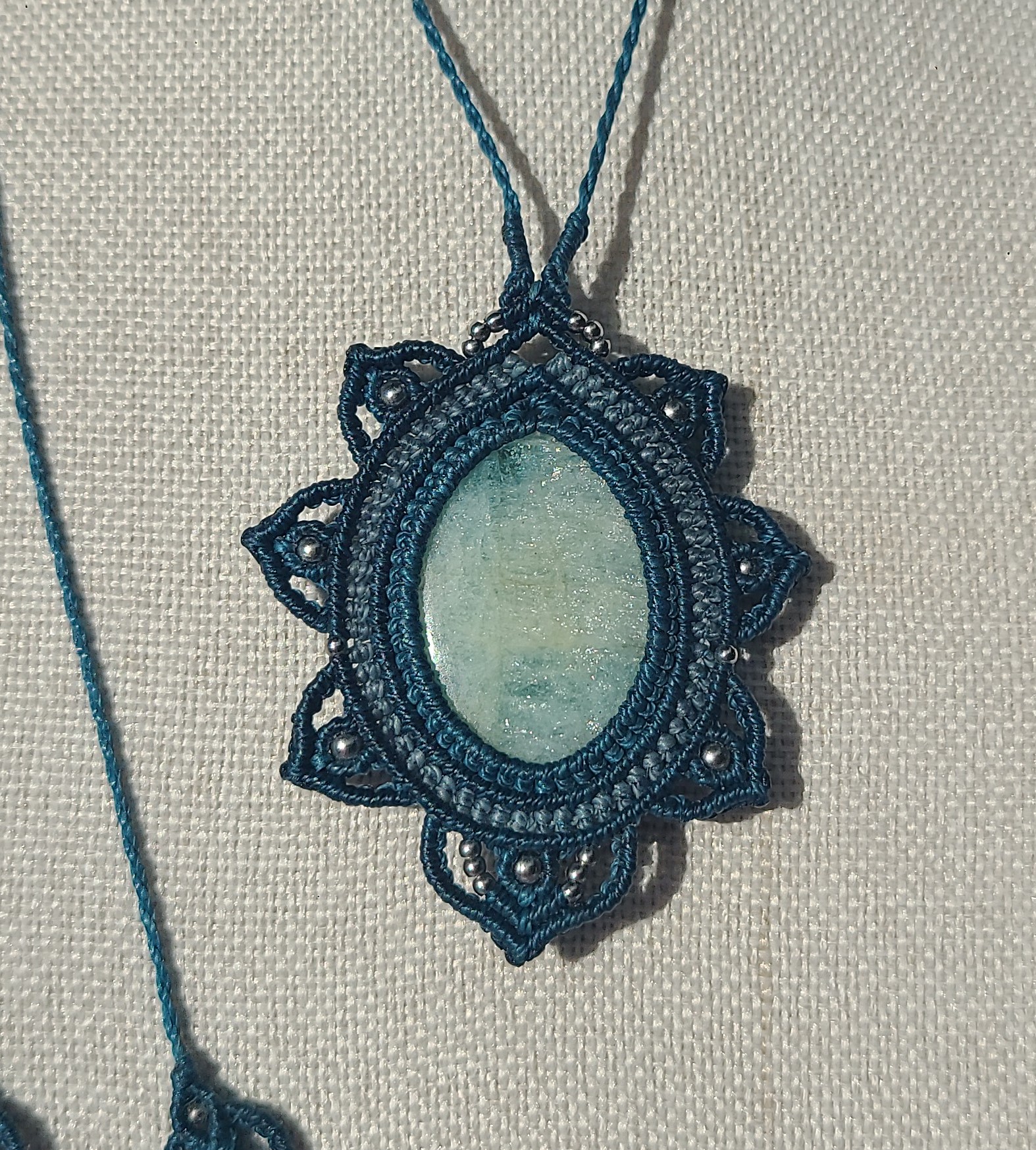 Collier pierre Aigue Marine – Image 2